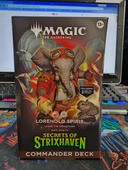 MtG Secrets of Strixhaven Commander Deck -Lorehold Spirit Factory Sealed - Image 1