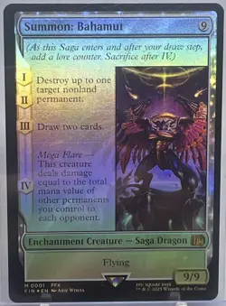 Summon: Bahamut Final Fantasy Foil - Image 1