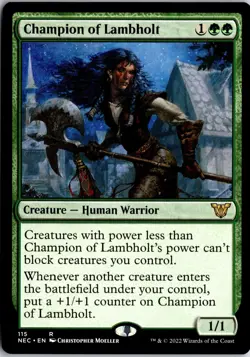 Champion of Lambholt 115 CMD: Kamigawa: Neon Dynasty Magic: The Gathering NM/M - Image 1