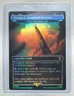 Isengard Saruman's Fortress 2023 MTG Lord of Rings Tales Middle-Earth #0359 Foil - Image 1