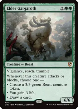 Elder Gargaroth M 111 Commander Aetherdrift Magic The Gathering Near Mint - Image 1