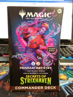 MtG Secrets of Strixhaven Commander Deck - Prismari Artistry Factory Sealed - Image 1