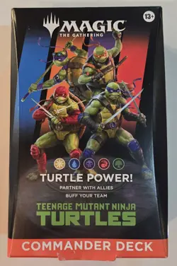 Magic The Gathering -Teenage Mutant Ninja Turtles Commander Deck Turtle Power - Image 1