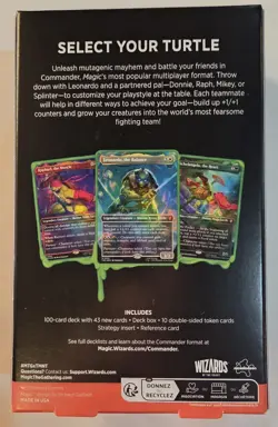 Magic The Gathering -Teenage Mutant Ninja Turtles Commander Deck Turtle Power - Image 2