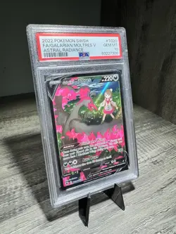 2022 Pokemon SWSH Astral Radiance #TG20 FA Galarian Moltres V PSA 10 Gem Mint - Image 3