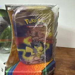 POKEMON TCG ~ Sam’s 3-Pack Poke Ball Kanto Power Mini Tins Booster Cards~Sealed - Image 4