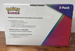 POKEMON TCG ~ Sam’s 3-Pack Poke Ball Kanto Power Mini Tins Booster Cards~Sealed - Image 5