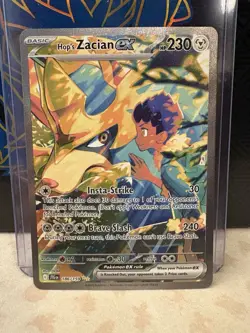 Pokemon Hop's Zacian EX 186/159 Full Art Holo Ultra Rare EX - Image 1