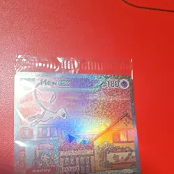 Sealed new Pokemon Mew ex Full Art Promo Holo SVP 053 Scarlet & Violet 180 HP - Image 5