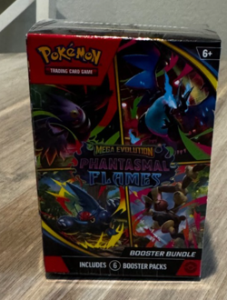 Pokemon TCG Mega Evolution Phantasmal Flames Booster Bundle New Sealed - Image 1