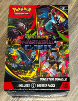 Pokemon TCG Mega Evolution Phantasmal Flames Booster Bundle New Sealed - Image 3