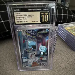 Pokemon TCG Eiscue Snow Hazard 074/071 Art Rare Holo Japanese CGC 10 2023 - Image 1