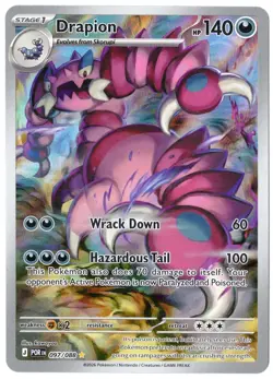 Drapion 097/088 Holo Illustration Rare Perfect Order Pokemon Near Mint - Image 1