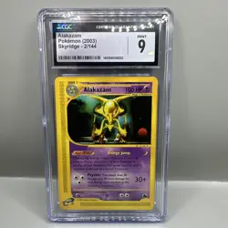 Pokemon Alakazam Skyridge Non Holo Rare 2/144 CGC MINT 9 - Image 1