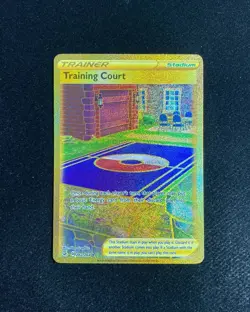 2021 Pokemon English Fusion Strike Training Court #282/264 Gold Secret Rare AX92 - Image 1