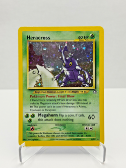 Pokemon Card Neo Genesis Heracross 6/111 Rare Holo - Image 1