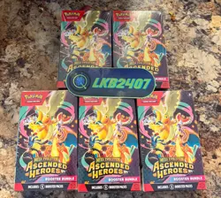 Pokemon Ascended Heroes Booster Bundles Lot of 5 Factory Sealed IN HAND - Image 1