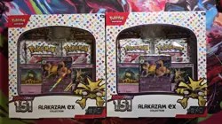 Pokemon Scarlet & Violet 151 Alakazam EX Collection Box Lot of 2 - Image 1