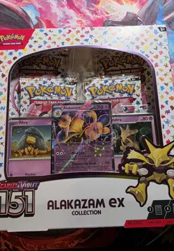 Pokemon Scarlet & Violet 151 Alakazam EX Collection Box Lot of 2 - Image 2