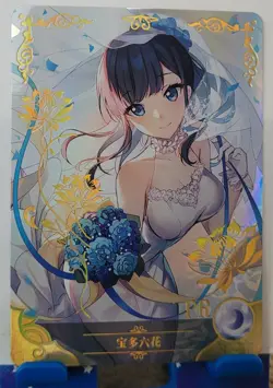 Rikka Takarada PR Card Goddess Story Holo Foil Promo NS-2M09PR-05 Waifu - Image 1