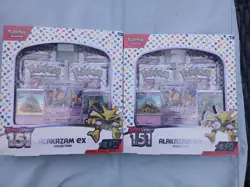 Pokemon Scarlet & Violet 151 Alakazam EX Collection Box Lot of 2 - Image 1