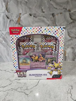 Pokemon Scarlet & Violet 151 Alakazam EX Collection Box New Factory Sealed - Image 1