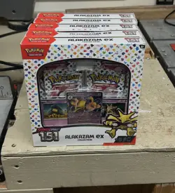 Pokemon TCG 151 Alakazam Ex Collection Box Lot Of 5 - Image 1