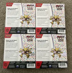 Pokemon TCG Scarlet & Violet 151 Alakazam ex Collection Box Lot (4) Promo - Image 2