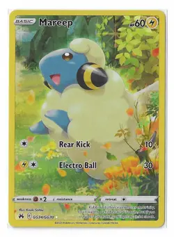 Mareep GG34/GG70 SWSH Crown Zenith Ultra Rare Holo Pokemon TCG NM - Image 1