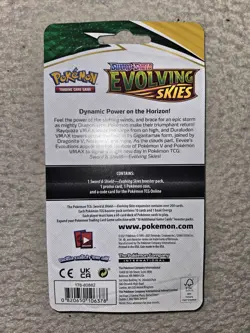 Pokemon Sword & Shield Evolving Skies New Booster Blister Pack Slowpoke Promo - Image 2
