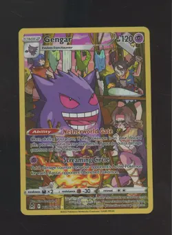 Pokemon TCG Lost Origin TG06-TG30 Gengar Holo Rare - Image 1