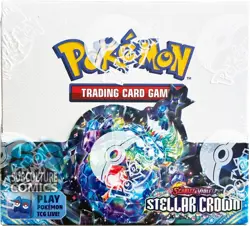 Pokemon TCG Scarlet Violet Steller Crown Booster Box Factory Sealed SV07 - Image 1