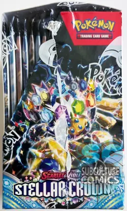 Pokemon TCG Scarlet Violet Steller Crown Booster Box Factory Sealed SV07 - Image 3