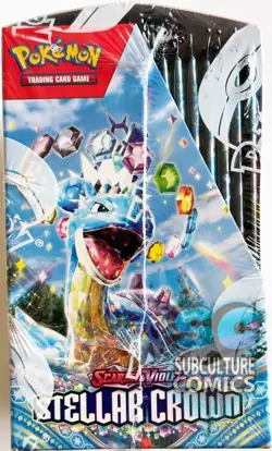 Pokemon TCG Scarlet Violet Steller Crown Booster Box Factory Sealed SV07 - Image 5