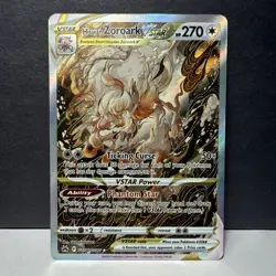 Pokemon TCG Crown Zenith: Hisuian Zoroark VSTAR Holo Ultra Rare Card GG56/GG70 - Image 1