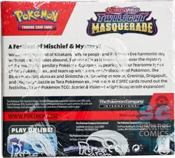 Pokemon TCG Scarlet Violet Twilight Masquerade Booster Box Factory Sealed SV06 - Image 2