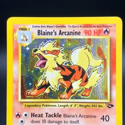 Pokemon Blaine's Arcanine 1/132 Gym Challenge - Holo Rare - NM Vintage WotC - Image 2