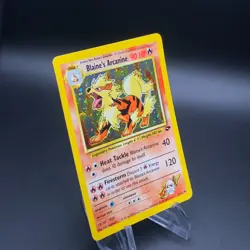 Pokemon Blaine's Arcanine 1/132 Gym Challenge - Holo Rare - NM Vintage WotC - Image 5