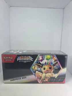 2025 Pokemon Prismatic Evolutns Surprise Box New Sealed Same Day Shipping!! - Image 1
