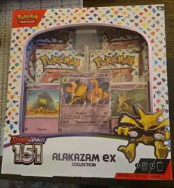 Pokemon TCG: Scarlet & Violet 151 Alakazam Ex Collection Box Factory Sealed New - Image 1