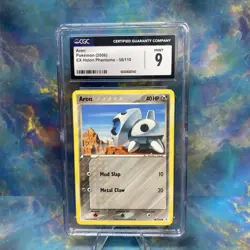 CGC 9 Mint Aron Pokemon (2006) EZ Holon Phantoms - 58/110 - Image 1