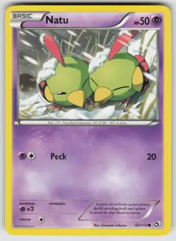 Natu 55/113 Common Legendary Treasures Pokemon Near Mint - Image 1