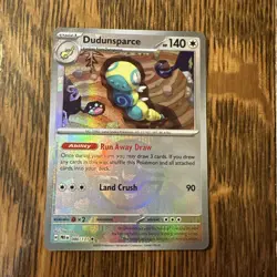 Dudunsparce 080/131 Pokemon TCG Prismatic Evolutions Master Ball Reverse Holo NM - Image 1