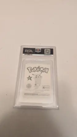 Ash Pikachu Prism 1999 Merlin Collection Pokemon Stickers S29 Cards Prizm PSA 9 - Image 2
