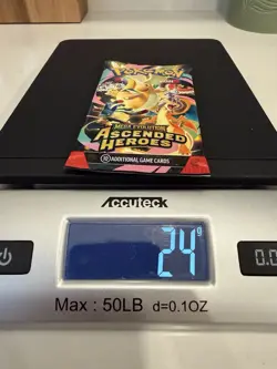 Heavy Pokemon Ascended Heroes Booster Pack! Single pack! - Image 1