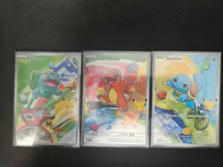 Pokemon First Partner Illustration Collection Series 1 Kanto Gen 1 Starters Set - Image 1