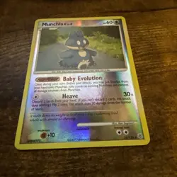 Pokemon TCG Diamond and Pearl Munchlax 33/130 Reverse Holo LP - Image 2