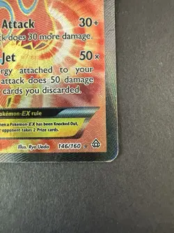 Pokemon Camerupt EX Full Art Ultra Rare Holo 180 HP 146/160 XY Primal Clash - Image 3