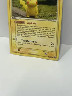 2005 Pokemon Ditto (Pikachu) 63/113 Ex Delta Species Non-Holo RARE READ - Image 3