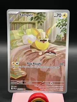 Yamper 099/094 Rare Regular Pokemon NM 70 HP Lightning Basic - Image 1